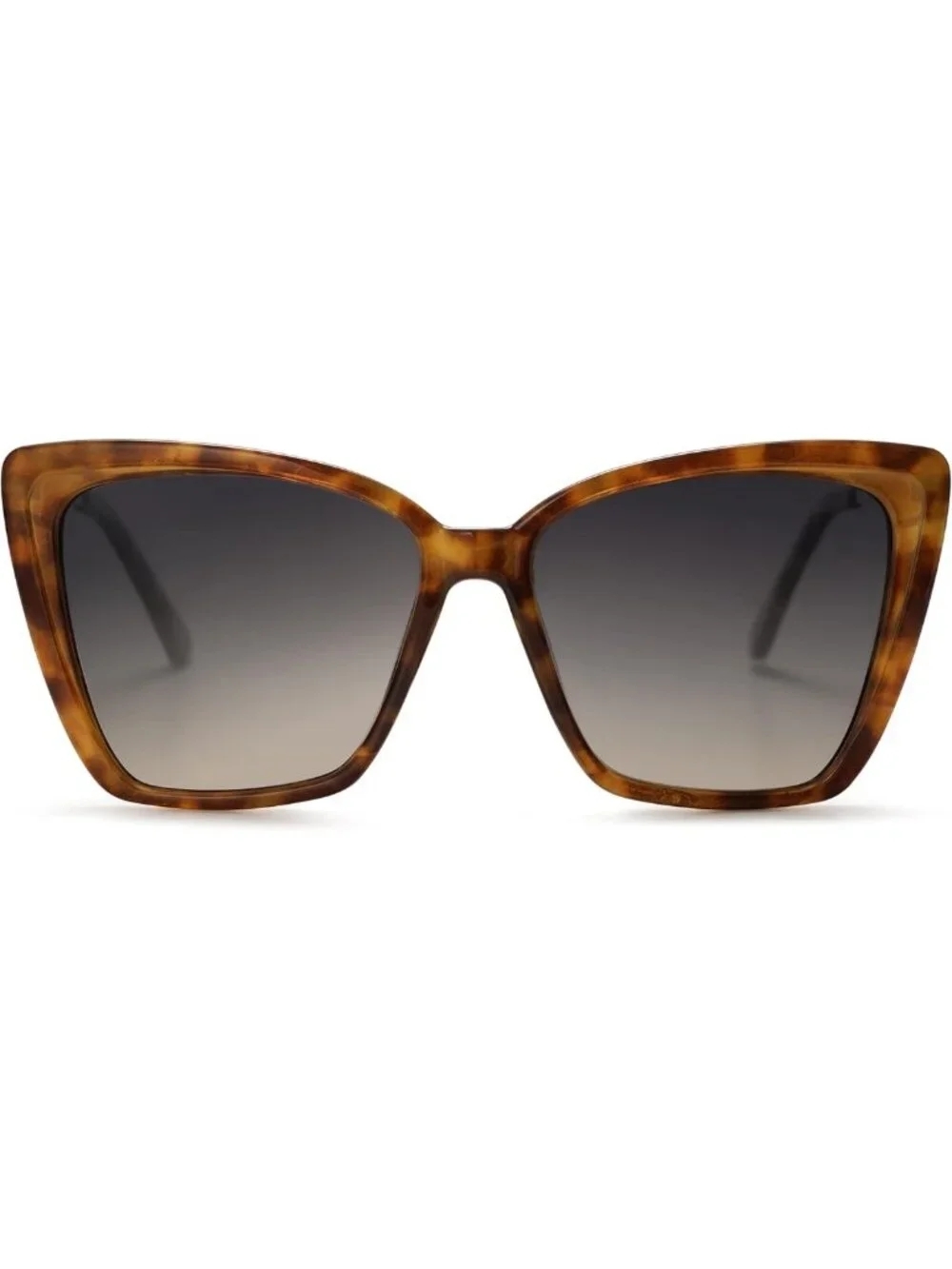 Trendy Oversized Square Cat Eye Sunglasses for Women - Polarized UV Protection